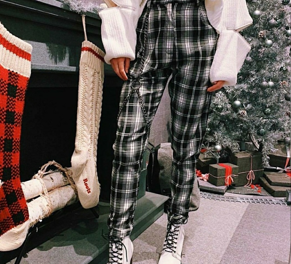 LF MAGS & PYE HARNESS PLAID PANT